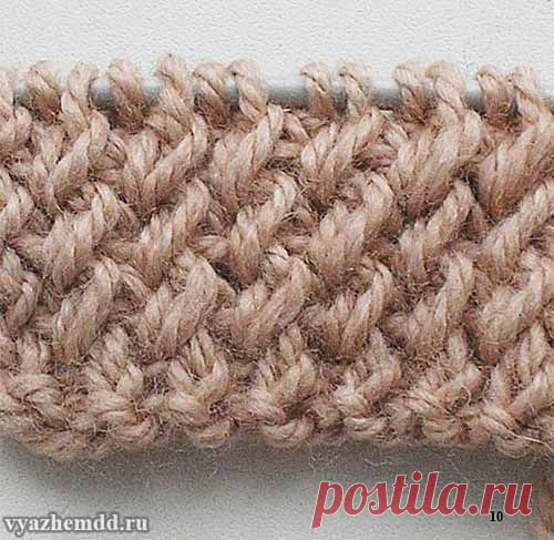 Вязание красивой резинки для шапочек и не только / Вязание спицами / Вязание спицами для начинающих