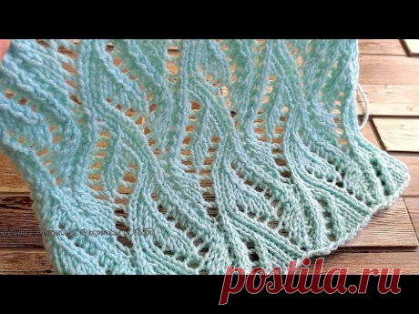 🤗 😍 ОБАЛДЕННЫЙ АЖУРНЫЙ УЗОР ДЛЯ КАРДИГАНА СПИЦАМИ