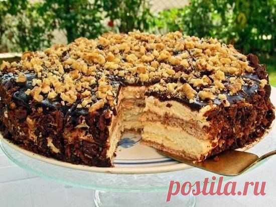 Простой и вкусный тортик   .