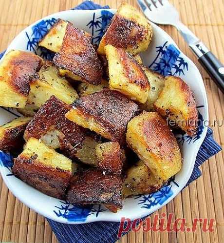 Нежный ароматный картофель запеченный в горчичном соусе