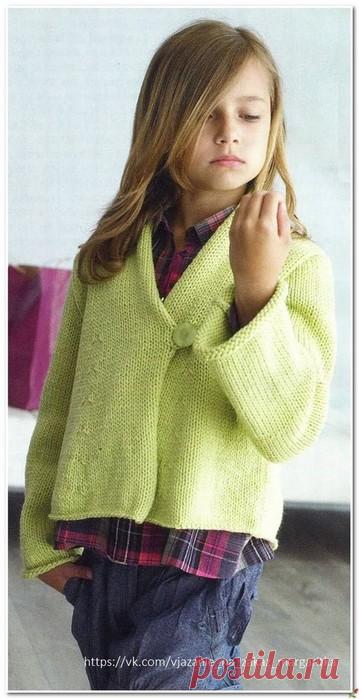 Жакет для девочки.