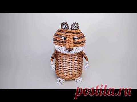 Тигрёнок-карандашница - YouTube