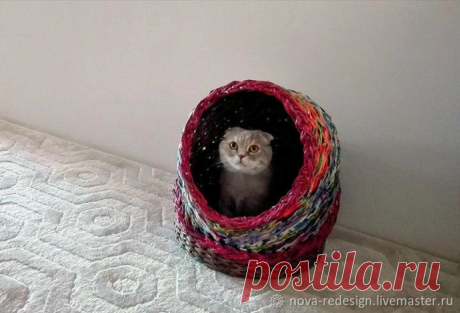 Создаем коврик для котофея Создаем коврик для котофеяНа днях, совсем было собравшись отправить с оказией котодом в котокафе, мы обнаружили, что внутри котодома &mdash; плетёного, на минуточку, из газетной лозы &mdash; на дне присутствуют некоторые жёсткие пеньки, которые, конечно, не обрадуют кота, коль скоро тот...