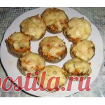 Шампиньоны фаршированные Кулинарный рецепт