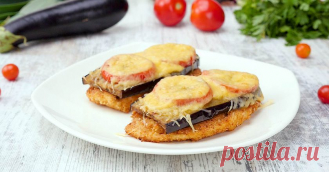 Как приготовить куриные грудки с баклажаном