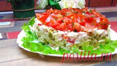 Салат красная шапочка! Очень вкусный рецепт