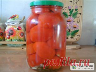 Рецепт: Помидоры половинками