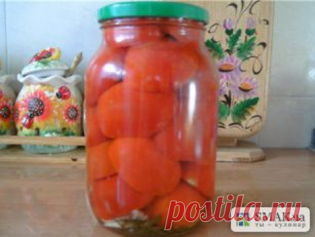 Рецепт: Помидоры половинками