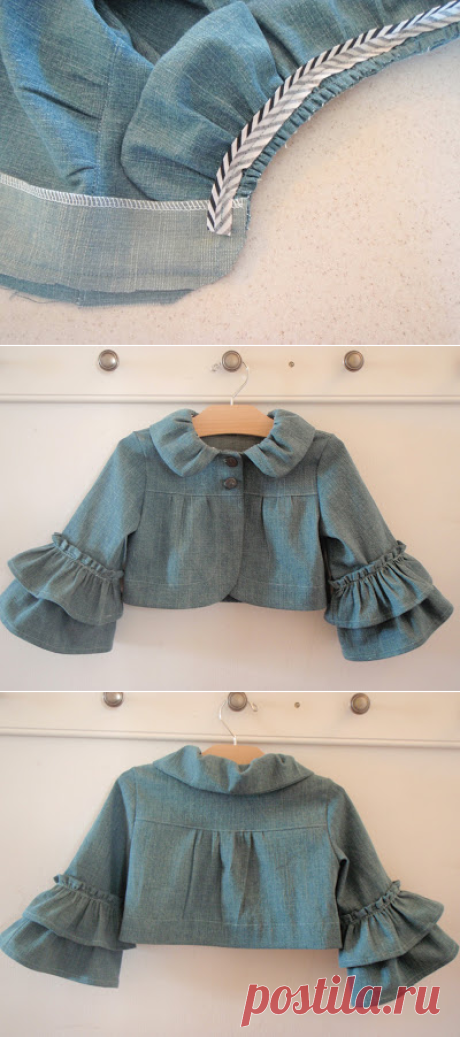 wonderwoman creations: How to make your own ruffled Jacket