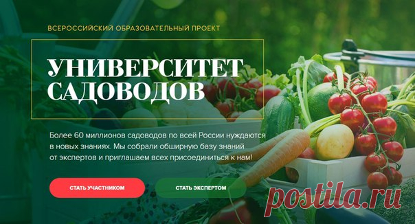 ОБШИРНАЯ БАЗА ЗНАНИЙ ДЛЯ САДОВОДОВ 
https://goo.gl/yx6uwz

Университет Садоводов — это первый в России образовательный проект для людей, увлеченных садоводством и желающих получить новые прикладные знания в этой области. https://goo.gl/yx6uwz
Показать полностью…