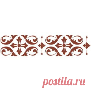 "Бордюрные трафареты ". Идеи декора.