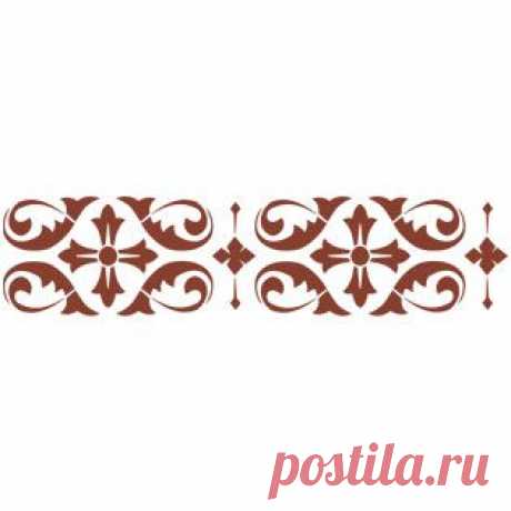 &quot;Бордюрные трафареты &quot;. Идеи декора.