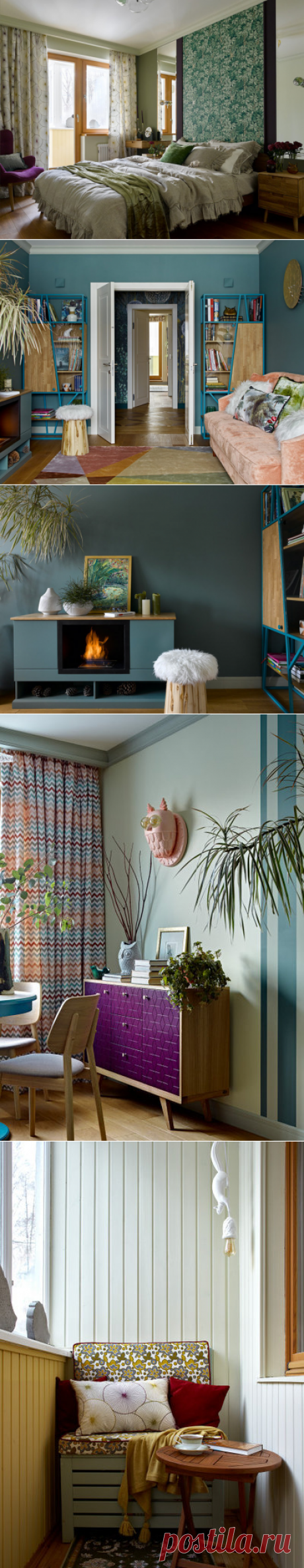 Houzz тур: Квартира-праздник с нотками ретро