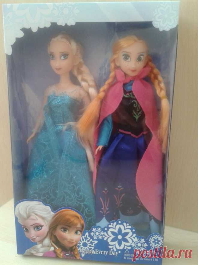 Набор кукла Frozen, 2 шт в упак., коробка с окном, 32х20х5,5 см