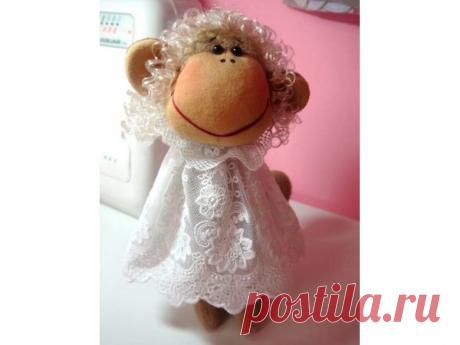 Мастер-класс: текстильная игрушка обезьянка | Высоцкая Life