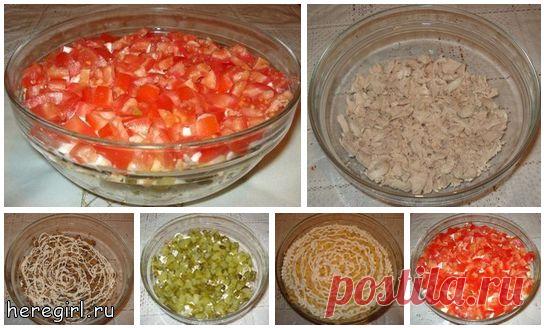 Салат «Красная шапочка».