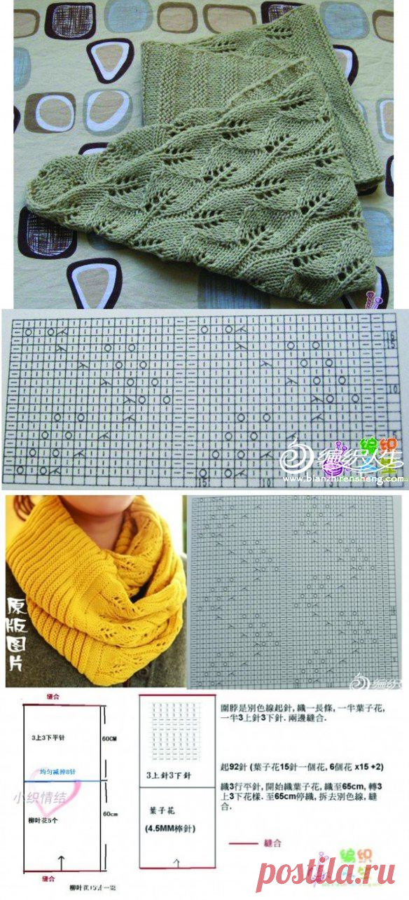 【转载】收藏的围巾附图解 - 木棉花的日志 - 网易博客