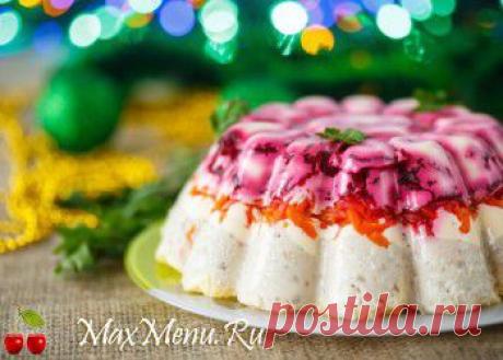 Желейная селедка под шубой | Max Menu – лучший кулинарный сайт, самое вкусное меню и рецепты только у нас