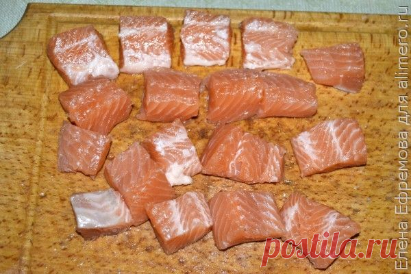 Шашлычки из сёмги