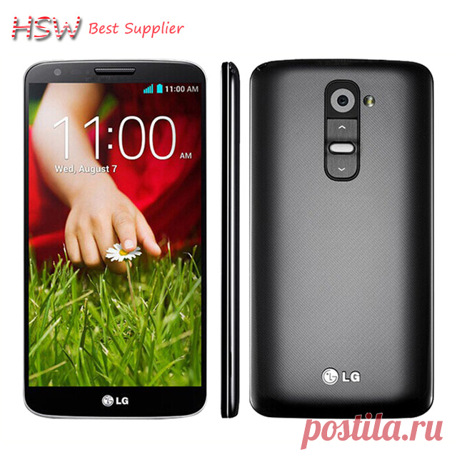 Оригинальный LG G2 F320 D800 D802 F320S F320K F320L открыл мобильный телефон четырехъядерных процессоров андроид 4.2 13MP 5.2 " IPS 2 ГБ оперативной памяти 32 ГБ ROM купить на AliExpress