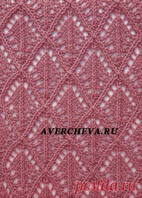 Узор 891 |  каталог вязаных спицами узоров