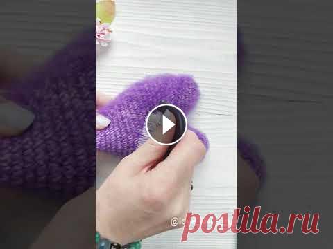 Как начесать игрушку из пряжи С моего инстаграм...