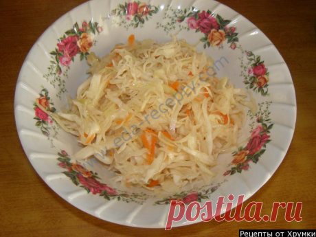Квашеная капуста быстрого приготовления