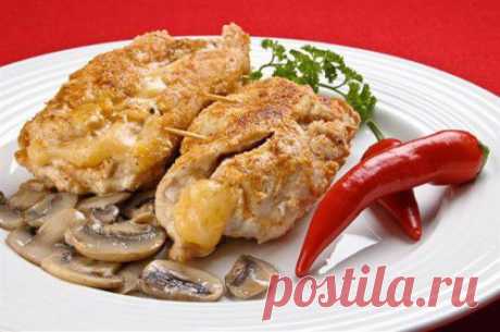 Куриные котлеты, фаршированные печенью / Простые рецепты