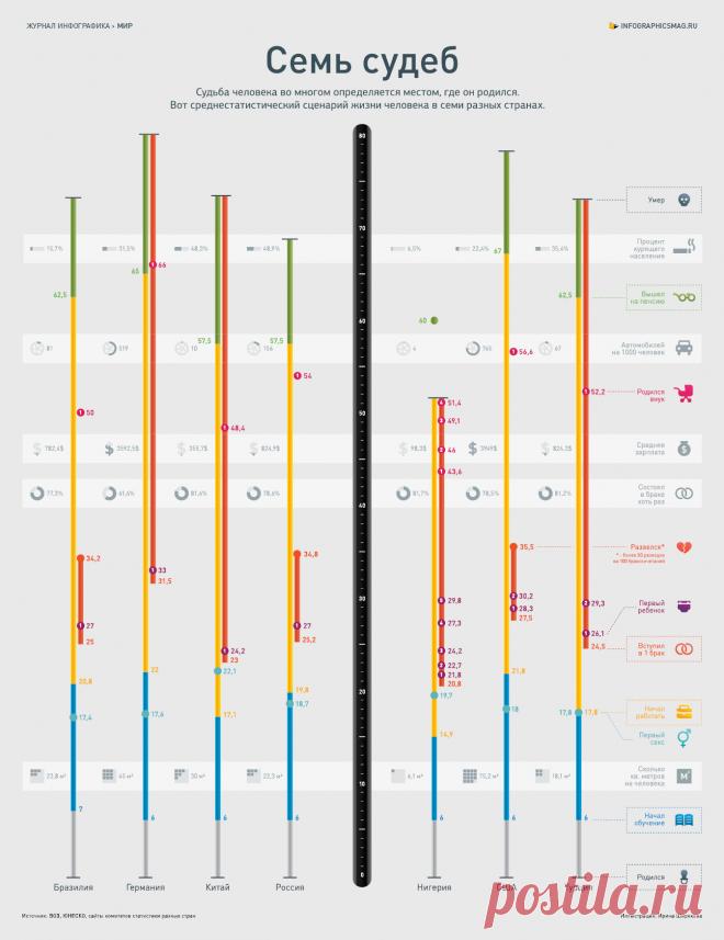 Инфографика о судьбах