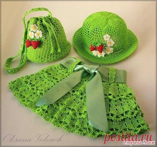 Летний комплект для девочки Ягодная полянка