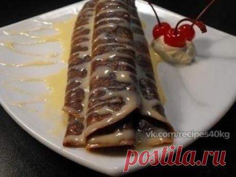 Шоколадные блины на йогурте / Всё за еду!