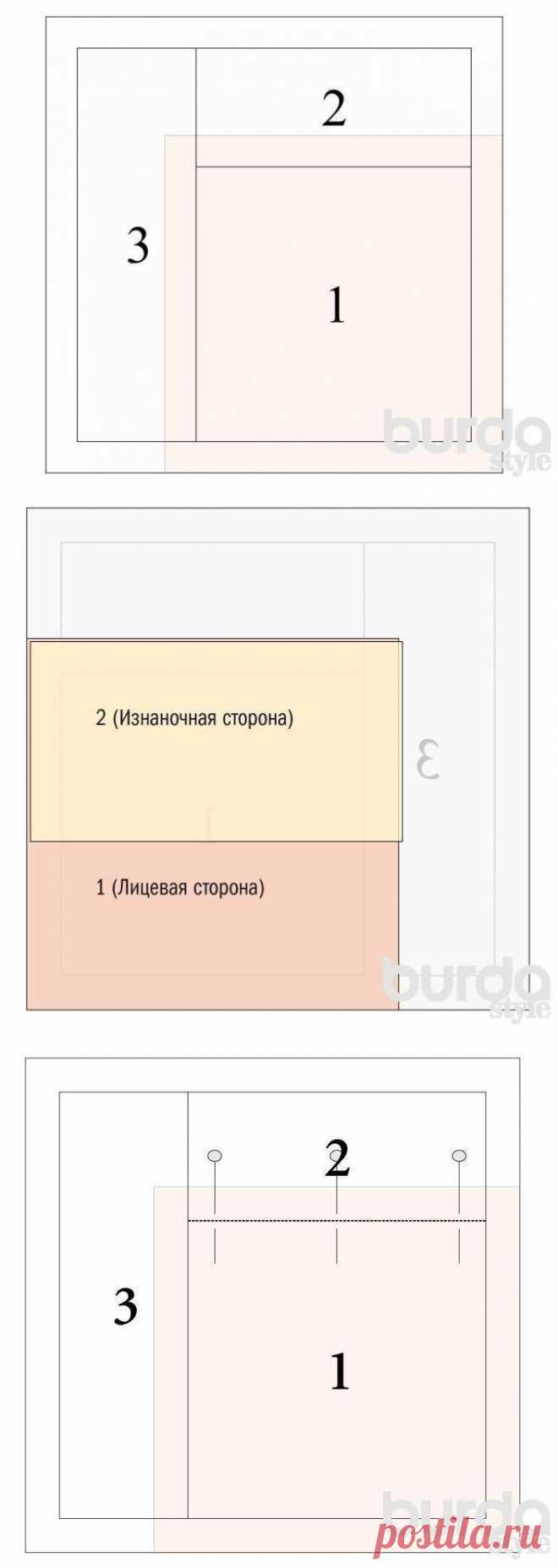 Основы пэчворка. Урок 8. Соединение деталей на подложке / Шитье / Burdastyle