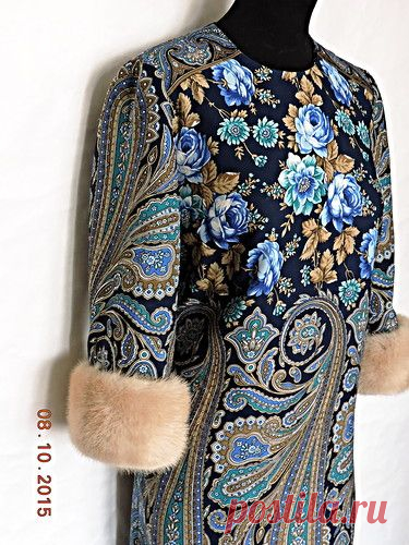 Шить из павловопосадских платков