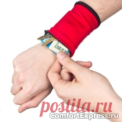 Браслет-кошелек на запястье  - Идея для воплощения