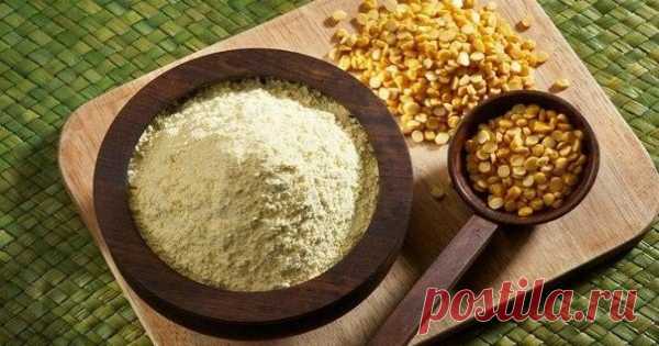 «МЫЛЬЦЕ» ДЛЯ КОЖИ ИЗ ГОРОХОВОЙ МУКИ. КОМУ ЗА 50!)))