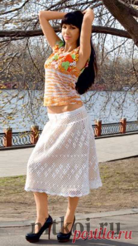 Красивая юбка крючком