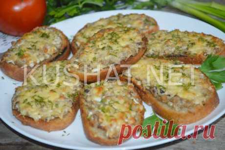 Бутерброды с рыбными консервами. Пошаговый рецепт с фото &amp;bull; Кушать нет