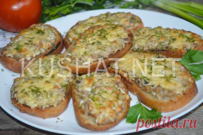 Бутерброды с рыбными консервами. Пошаговый рецепт с фото &bull; Кушать нет