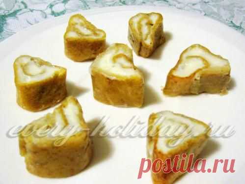Банановые роллы с кремом маскарпоне