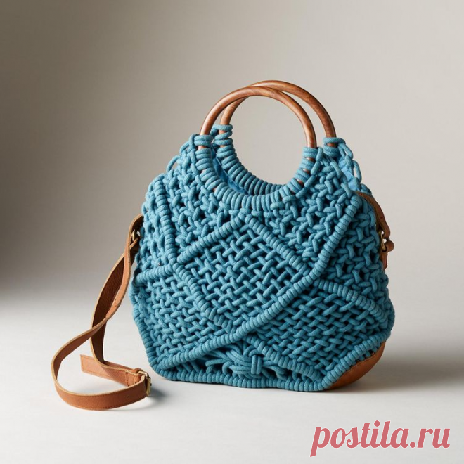 Сумки из макраме на лето — 20 идей — Macrame Art