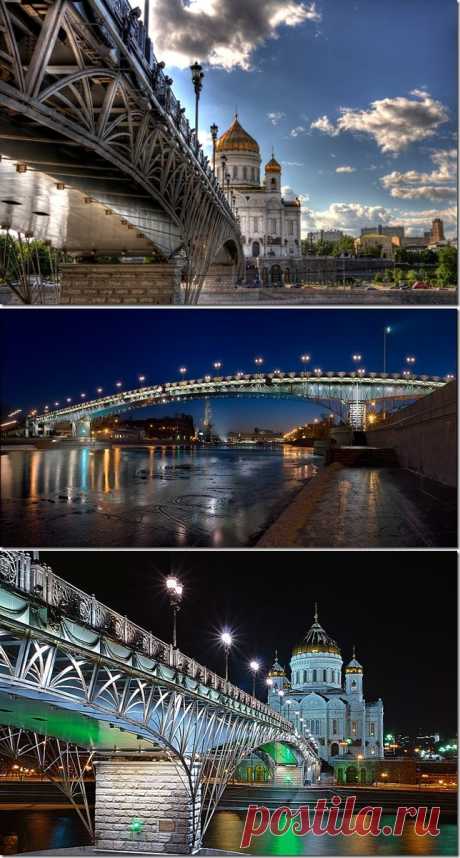 Самые необычные мосты Москвы.  Патриарший мост.