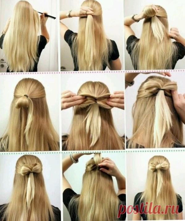 Легкие прически самой себе за 5 минут на средние, короткие и длинные волосы