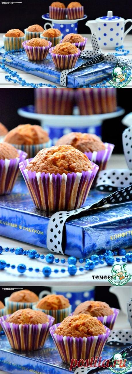 Кексы с печеньем и карамельным соусом - кулинарный рецепт