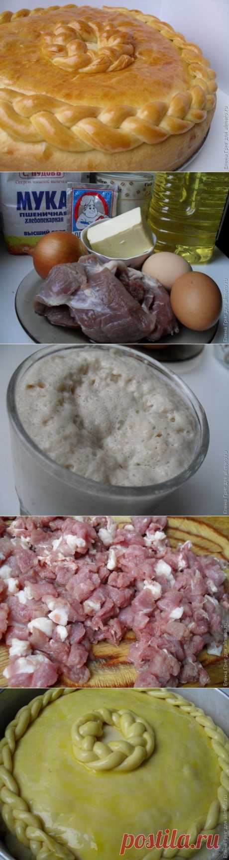Пирог с мясом.