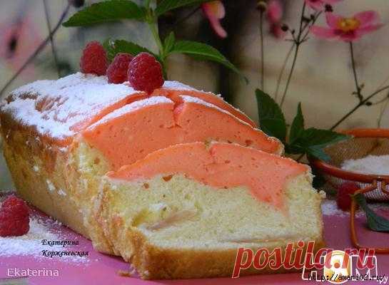 Нежнейшая шарлотка с творожной заливкой