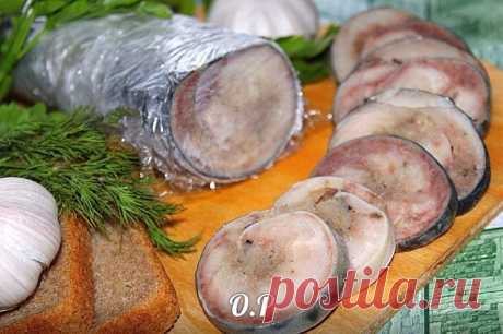 Рулет из скумбрии