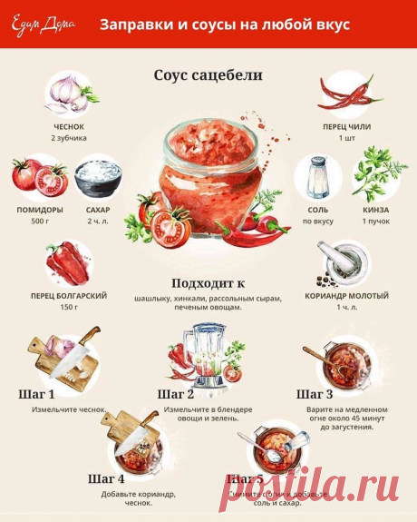 Соус сацебели от Юлии Высоцкой