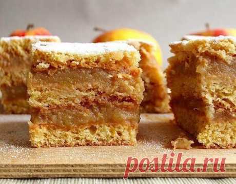 Вы будете в шоке, от того, как это вкусно. Нежнейший пирог с яблочной прослойкой | Ленивая хозяйка. Кухонные эссе | Яндекс Дзен