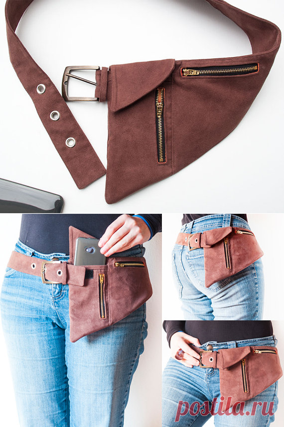 Phone Belt Pocket Pattern or hipster bag or fanny от TutorialGirl