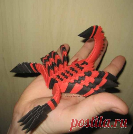 Модульное оригами &quot;Скорпион&quot;